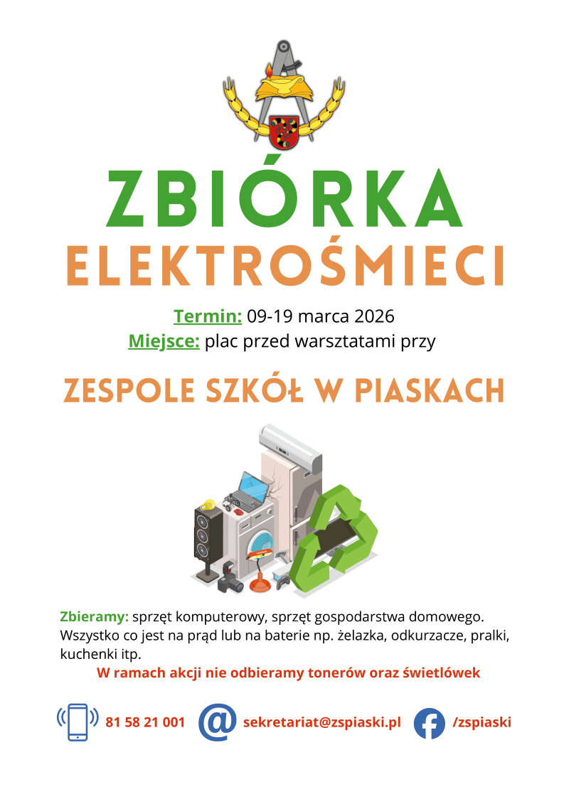 Zbiórka elektrośmieci ZSP