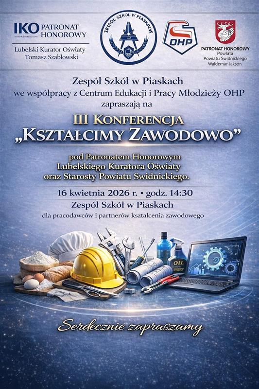 plakat informacyjny konferencji